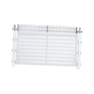 Imagem de oshhni Miniatura de cerca em escala 1/64 para decoração de cenários, cercas de proteção, redes e acessórios para ferromodelismo, ideal para projetos de faça, Grades Prata 1