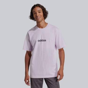 Imagem de Camiseta Adidas Logo Linear Lilás-Masculino