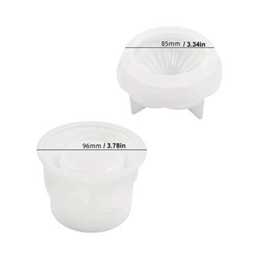 Imagem de Molde De Silicone Para Jarro De Resina Em Formato De Carrossel Com Tam