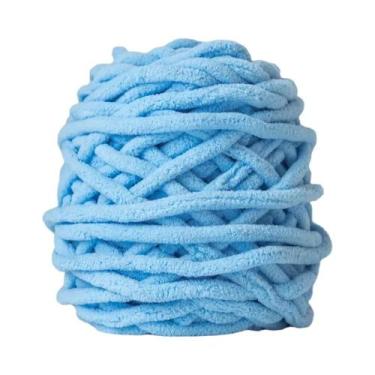 Imagem de Fio De Tricô De Chenille Macio, Linha De Algodão Ice Strip, Lã DIY Par