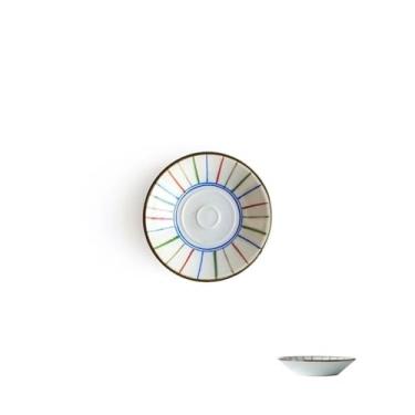 Imagem de Prato de molho de cerâmica para sobremesa, utensílios de mesa, copo de molho, barcos, temperos, pires, pratos, lanche (multicolorido)