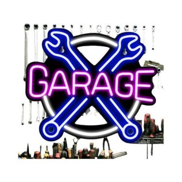 Imagem de Letreiro Neon LED Para Garagem, Decoração De Parede, Oficina De Reparo