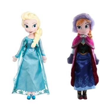 Imagem de Boneca De Pelúcia Princesa Anna Elsa Frozen 40-50 Cm Brinquedos Macios