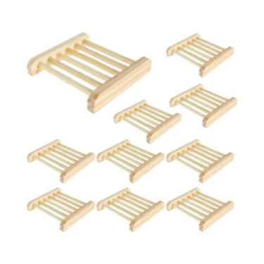 Imagem de Suporte De Sabonete De Madeira 10-30 Peças, Bandeja De Sabonete Artesa