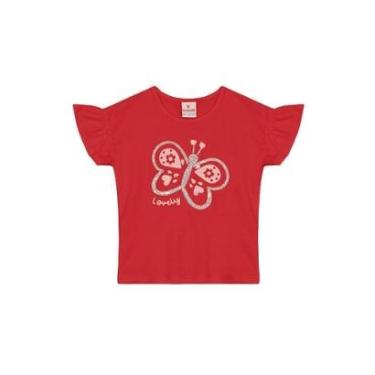Imagem de Blusa infantil menina de borboleta Brandili-Feminino
