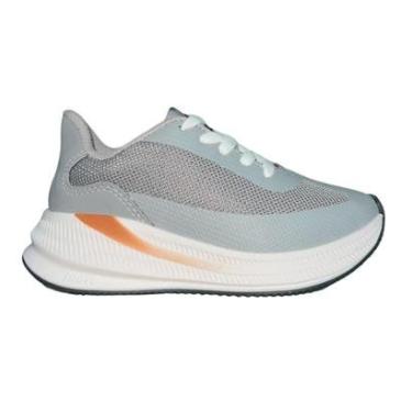 Imagem de Tênis Casual Infantil Menino Molekinho 2841.129 Cinza-Masculino