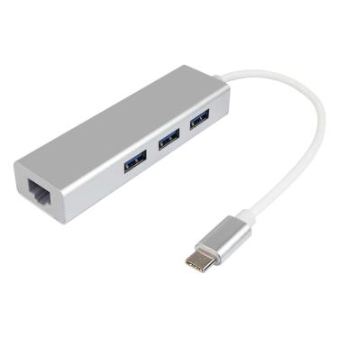Imagem de CABO ADAPTADOR MACBOOK PRO USB C3.1 PARA HUB 3X USBS E REDE = 10/100MBPS