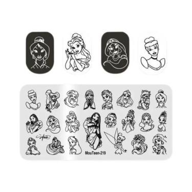 Imagem de Placas De Estampagem De Unhas Disney Natal Mickey Inverno Neve MouTeen