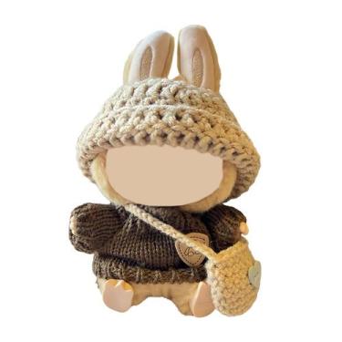 Imagem de Conjunto de roupas de boneca Denewisi para boneca Labubu de 17 cm (Kak