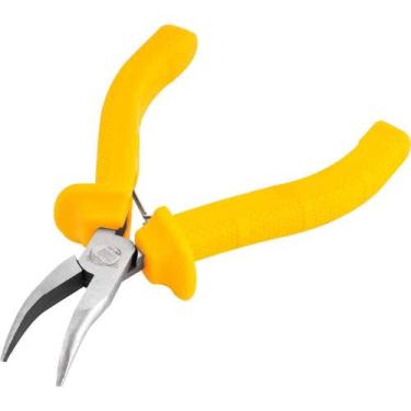 Imagem de Alicate Bico Meia Cana Curvo 4.1/2", com Isolação até 1.000 V, Vonder
