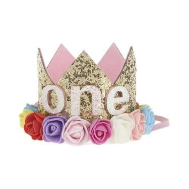 Imagem de Tiara De Princesa Para Bebê Menina, Chapéu De Festa De Aniversário De 