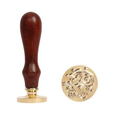 Imagem de Carimbo De Cera Metálico Retrô Antigo Para Selagem De Convites De Casa