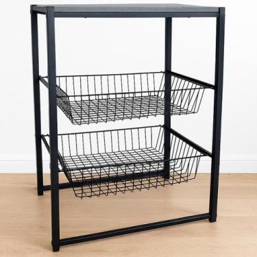 Imagem de Fruteira Esmeralda Multiuso para Cozinha Suporte MicroOndas Bebedouro 