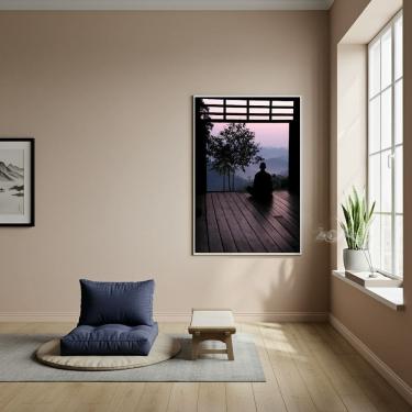 Imagem de Quadro Decorativo A Busca por Iluminação Pessoal - 70x50cm