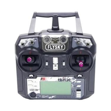 Imagem de Transmissor RC FLYSKY FS-i6X De 10 Canais 2.4GHz Com Receptor X6B iA6B