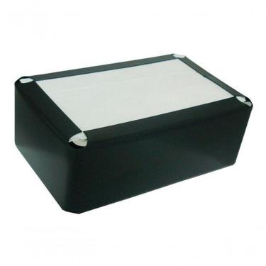 Imagem de Porta Guardanapo Deitado em Pintura Epóxi Organizador para Papel 14x16 em Chapa de Aço Carbono 1020 Branco e Preto