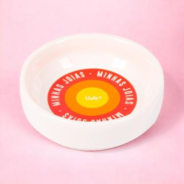 Imagem de Porta Joias Power Solar Tpc para Organização com Coleção Solar Colorida e Estilosa Rosa, Vermelho, Laranja, Amarelo