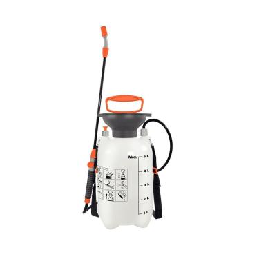 Imagem de Pulverizador Tramontina Lateral de Compressão Prévia 5 l para Grandes Áreas com Jato Regulável Branco Tramontina