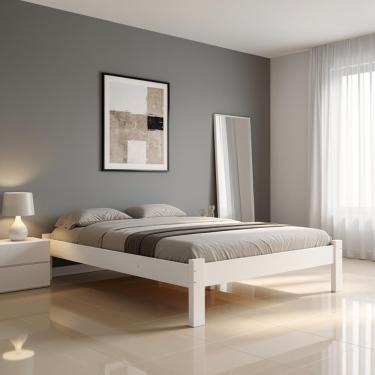 Imagem de Cama Turca King Reforçada Em Madeira Maciça Repleta