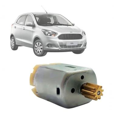 Imagem de Motor de Trava Elétrica para Fechadura F103 em Carro Compatível com Ecosport Fiesta Ka com Engrenagem Metal 09 Dentes