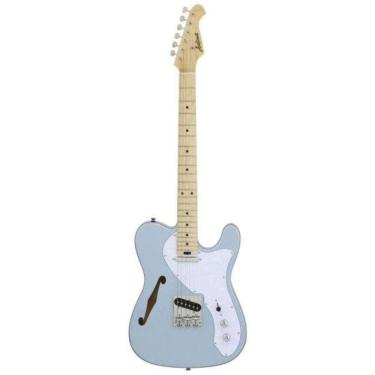 Imagem de Guitarra Elétrica Aria Pro II TEG-TL Metallic Ice Blue com Captadores Single Coil e Cor...