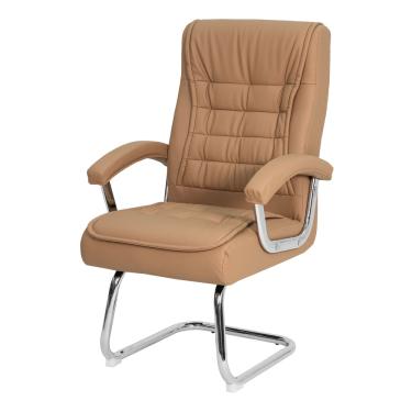 Imagem de Cadeira De Escritório Fixa Munique Confort Ergonômica Caramelo