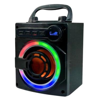 Imagem de Mini Speaker Bluetooth Portátil Som Forte LED Entrega Rapida - Rick Im