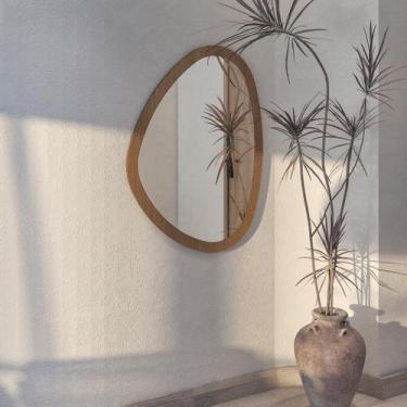 Imagem de Espelho Orgânico Deco Cinamomo - ARTELY, Cinamomo