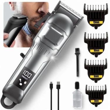 Imagem de Máquina De Cortar Cabelo Profissional Maquininha Para Cabelo E Barba P