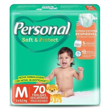Imagem de Fralda Personal Baby Soft & Protect M 70 Unidades - 03/2022