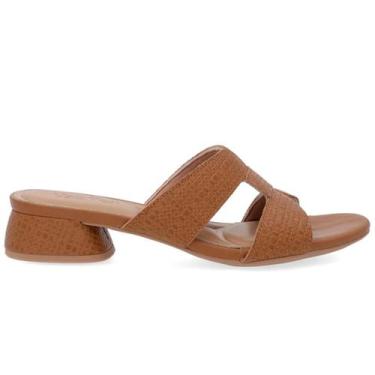 Imagem de Tamanco usaflex conforto feminino am17003 -, Tan, 35