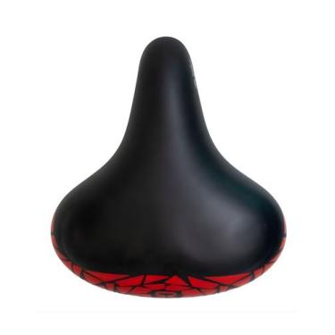 Imagem de Selim Selle Royal Shock Mosaico Azul C/Carrinho, Vermelho, 265mm