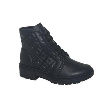 Imagem de Coturno Feminino Dakota Cano Médio Tratorado, Preto, 36