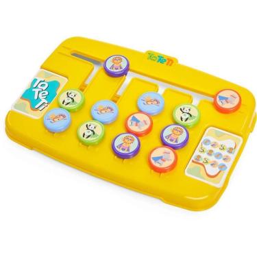 Imagem de Brinquedo Educativo Logic Fun com Peças e Cartas para Raciocínio Lógico e Estratégia Logic