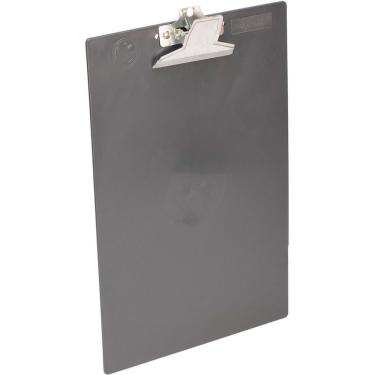 Imagem de Prancheta Plástica Carbrink 5022 Ofício com Prendedor de Metal 340x220MM Preta