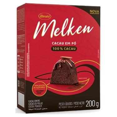 Imagem de Chocolate em Pó 100% Cacau 200g Melken - Harald