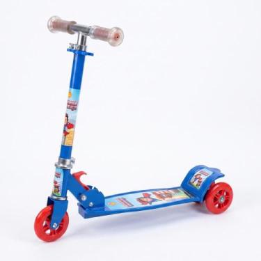 Imagem de Patinete Azul Patrulha da Justiça Portátil 3 Rodas - DM Radical