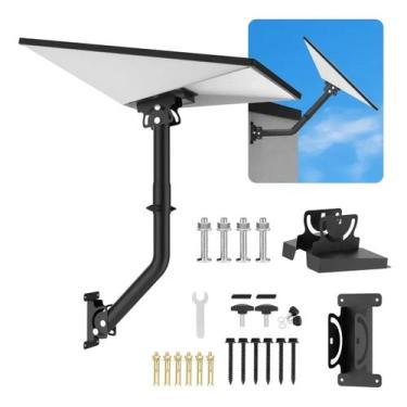 Imagem de Suporte Ajustável Para Parede Articulado Antena Starlink Gen3 V4 - Min