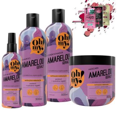 Imagem de Kit Oh My Amarelou Geral 500ml 4 Itens - Oh My Cosmetics
