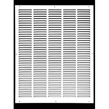 Imagem de Grade de ar para retorno – parede lateral e teto – difusor de duto de ventilação HVAC, 24 x 26, White