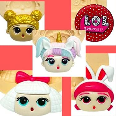 Imagem de Confeitaria dos moldes, F381 MOLDE DE SILICONE KIT BONEQUINHAS COM 5 MOLDES BISCUIT