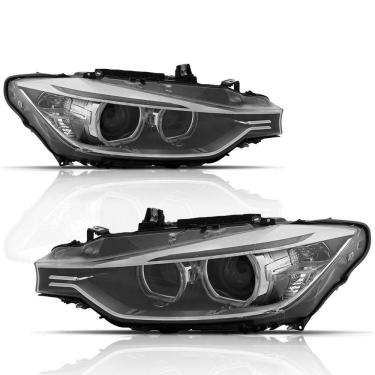 Imagem de Par Farol Com Projetor Bmw S3 13 14 15 16 Entrada Angel Eyes