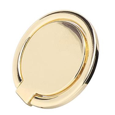Imagem de Suporte de anel de telefone, suporte de telefone móvel para telefone de metal ajustável 360 Suporte magnético para carro para telefones celulares e tablets (dourado)