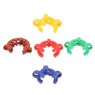 Imagem de KESOTO 5 peças de grampo de junção de plástico padrão braçadeiras de vidro para terra, aleatório, 14 mm