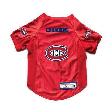 Imagem de Littlearth Unissex - Camiseta para adultos NHL Montreal Canadiens Stretch Pet Jersey, Cor do time, PP