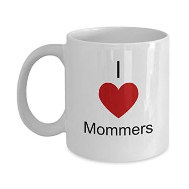 Imagem de Caneca I Love Mommers - Caneca de café - Presente de chá de chocolate quente