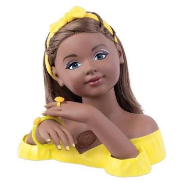 Boneca Princesa Nancy Hair Busto Para Pentear E Maquiar