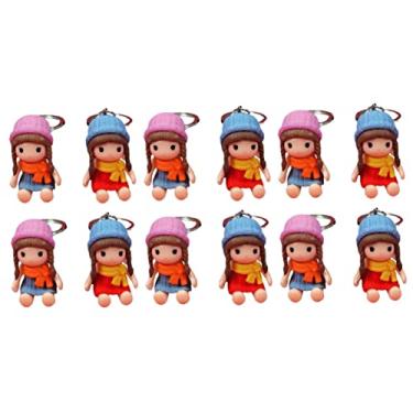 Imagem de Gadpiparty Chaveiro De Silicone 12 Peças De Boneca De Silicone Namorada Pingente De Bolsa Dia Namorados Charm De Bolsa Bonecos De Silicone Ornamento Carro Amantes Chaveiro Decorativo