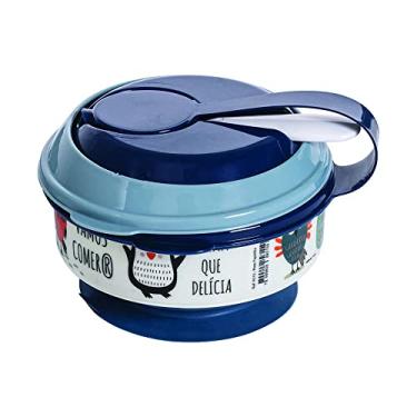 Imagem de Porta Papinha Com Amassador Monstrinho - Plasutil