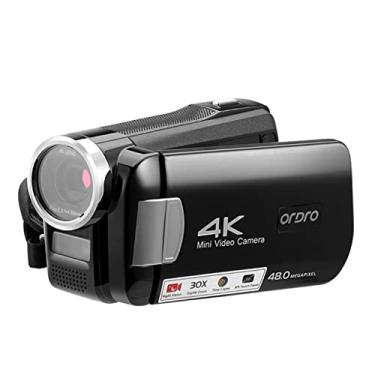 Imagem de AC2 4K Câmera de Vídeo Digital Filmadora Gravador DV 48MP 30X Zoom Digital IR Night Vision 3.0 Polegada IPS Touchscreen com Bateria Controle Remoto Bolsa de Transporte.